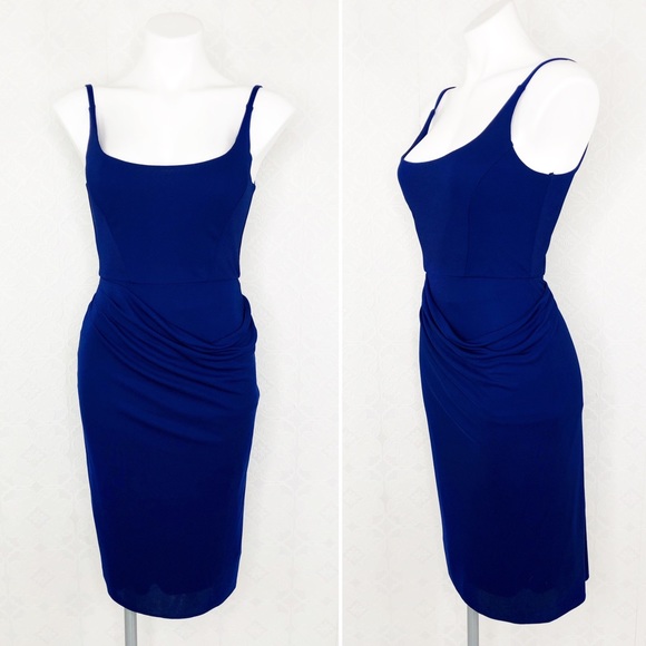 BCBGMaxAzria Dresses & Skirts - 💜BCBGMAXAZRIA Royal Blue Cocktail Dress NWOT